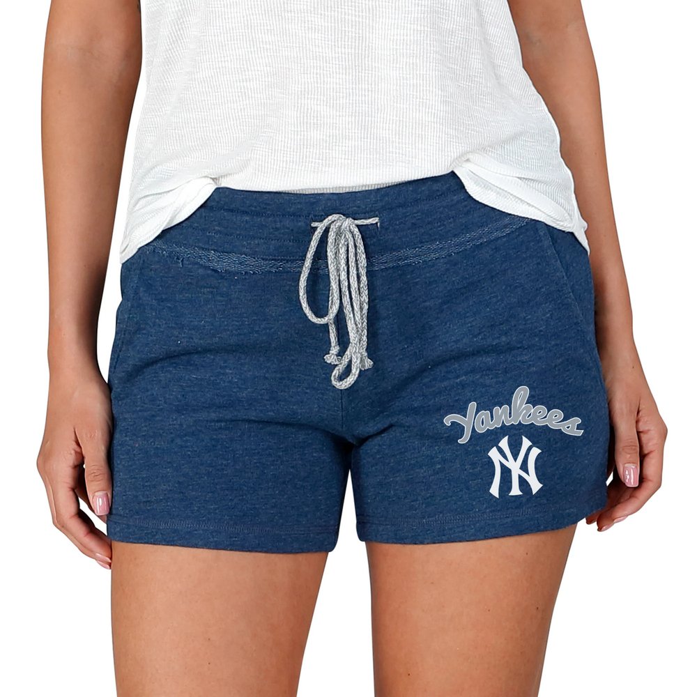 Женские шорты New York Yankees Concepts Sport Mainstream Terry (тёмно-синий)