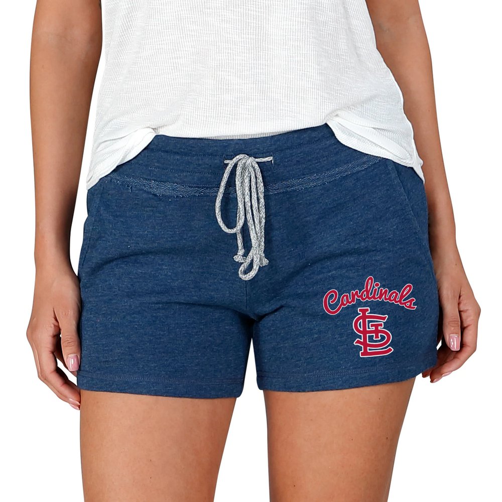 St. Louis Cardinals Concepts Sport Women's Mainstream Terry Shorts - Navy