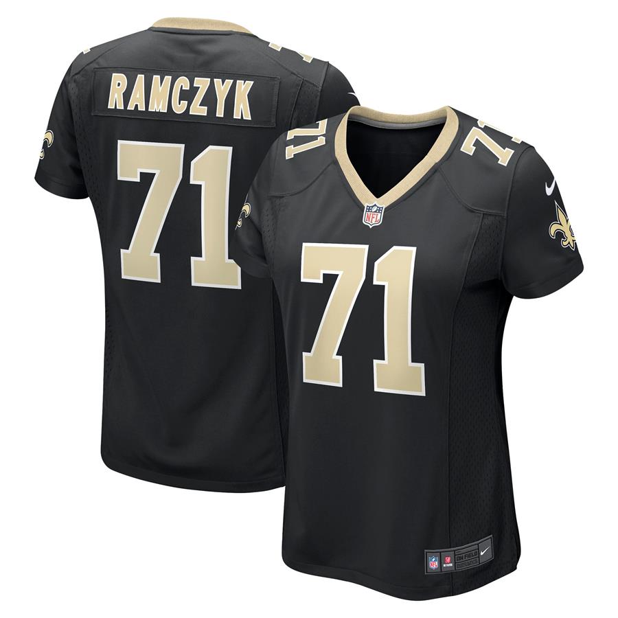 Женское джерси Ryan Ramczyk New Orleans Saints Nike Game (чёрный)