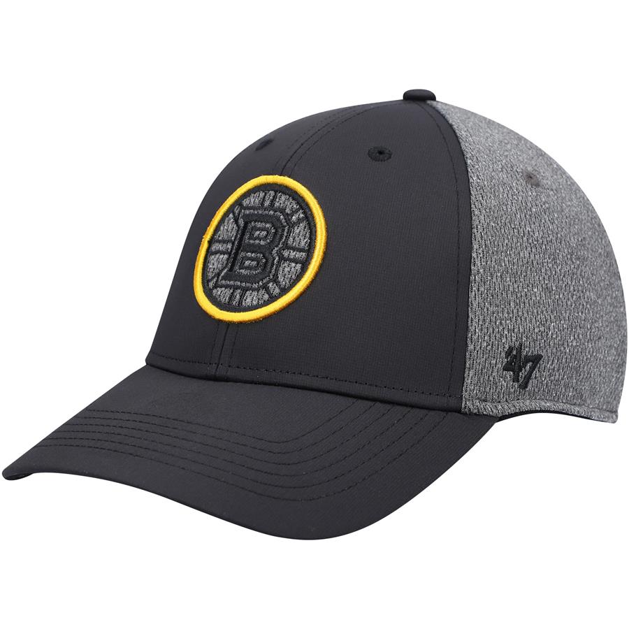 Boston Bruins '47 Arlo MVP Adjustable Hat - Charcoal