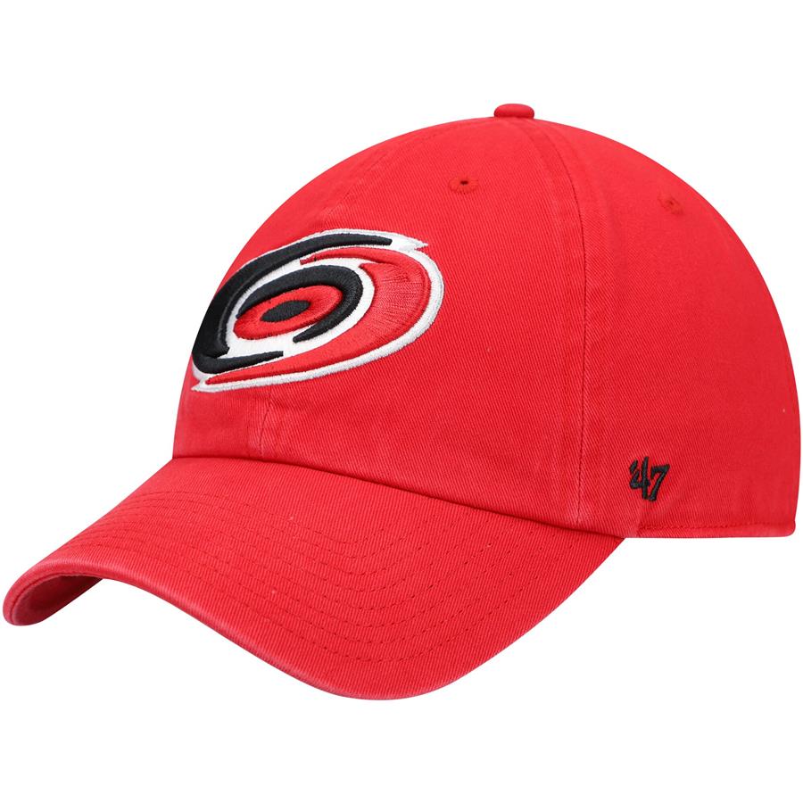 Carolina Hurricanes '47 Team Clean Up Adjustable Hat - Red