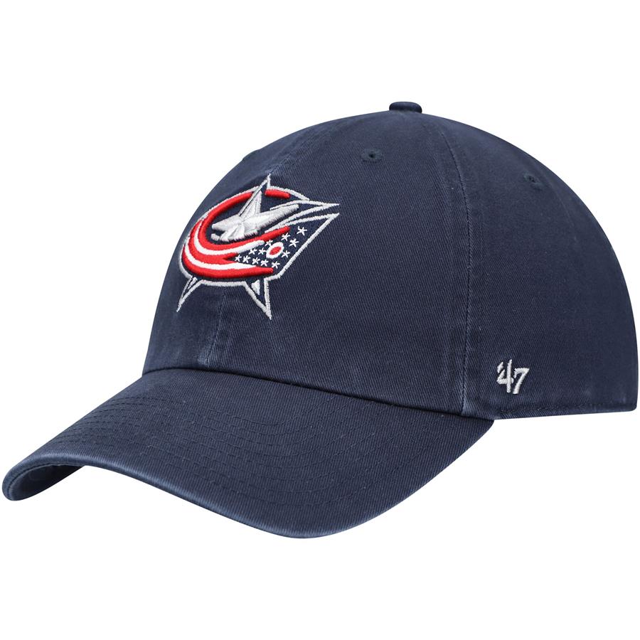 Columbus Blue Jackets '47 Team Clean Up Adjustable Hat - Navy