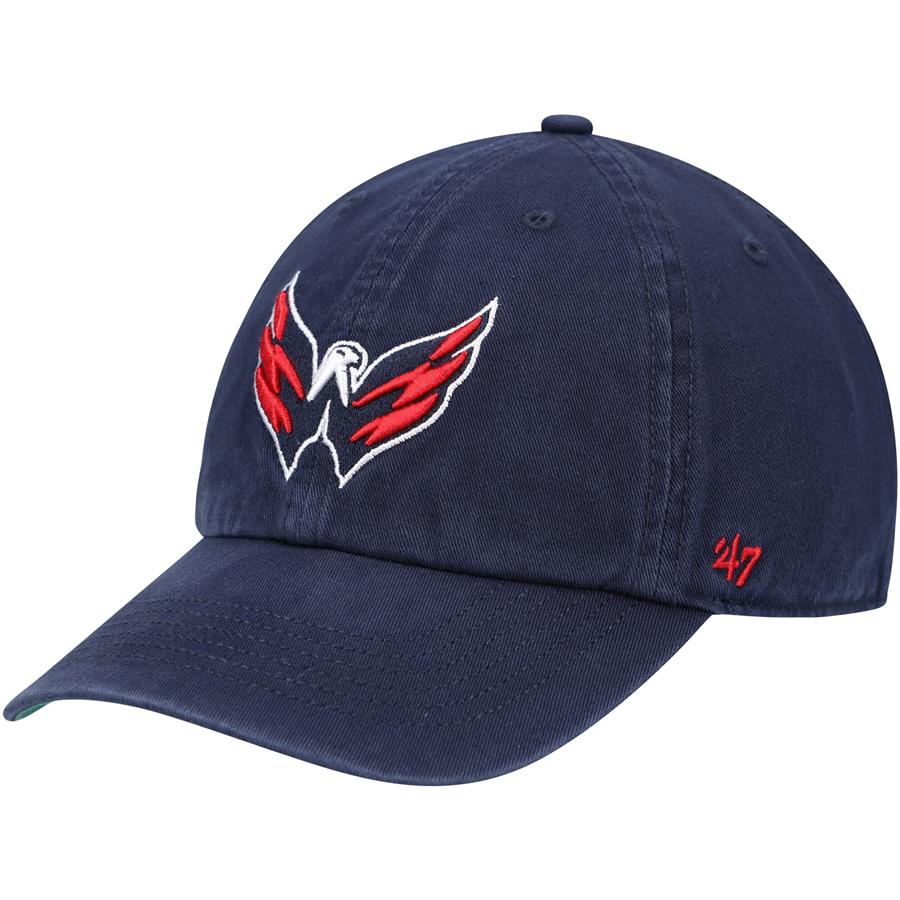 Washington Capitals '47 Logo Franchise Fitted Hat - Navy