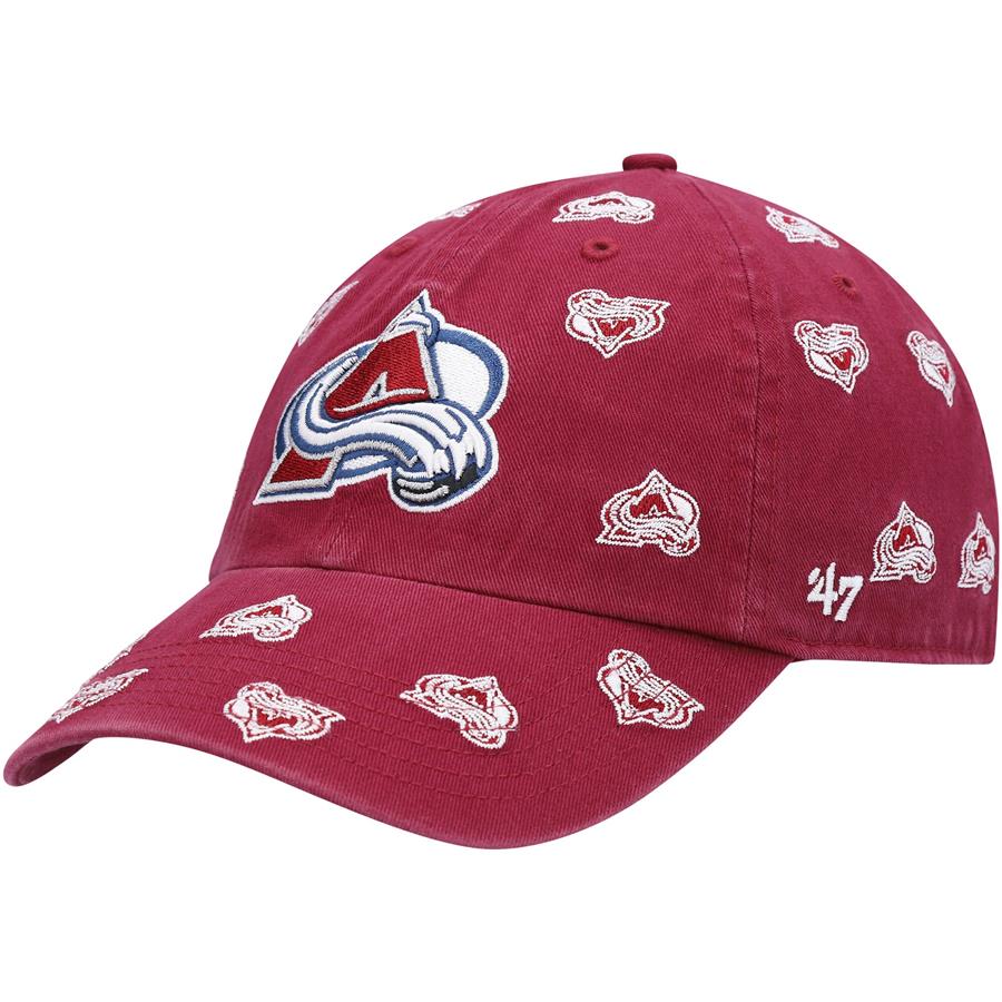 Colorado Avalanche '47 Women's Confetti Clean Up Adjustable Hat - Burgundy