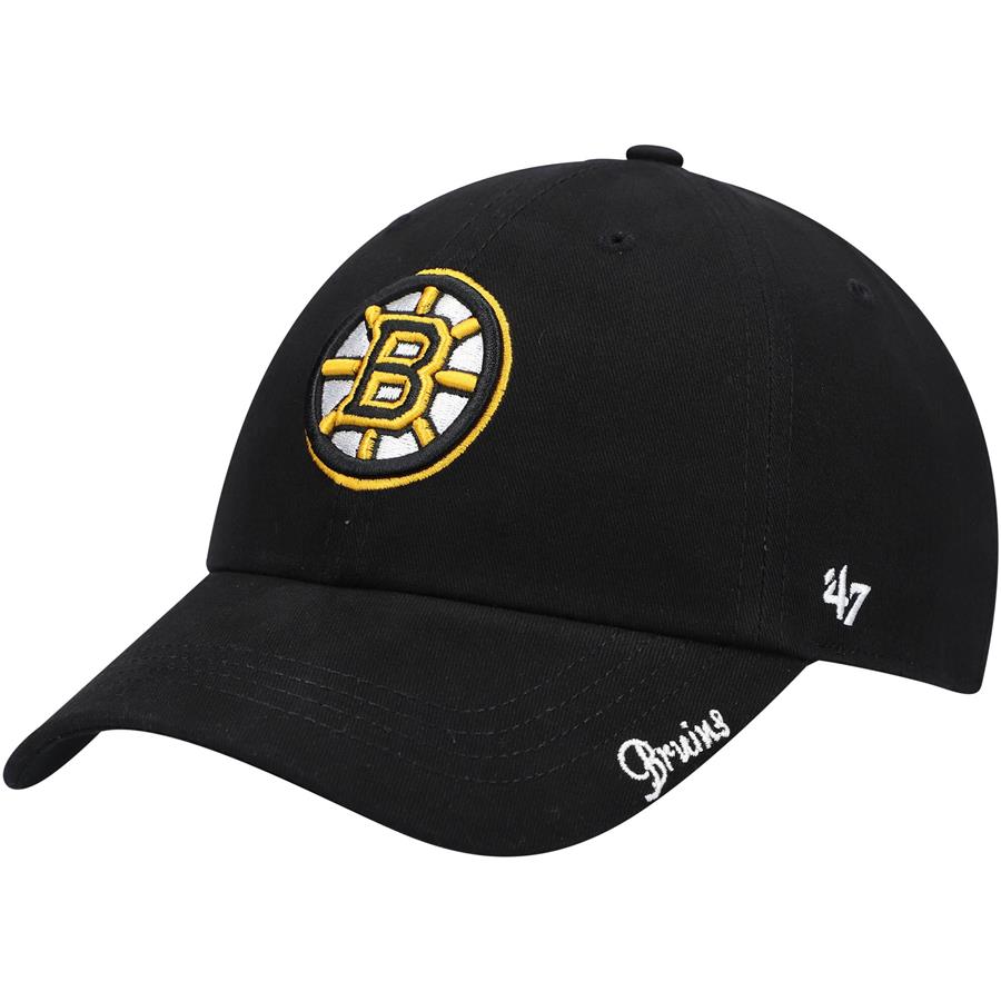Boston Bruins '47 Women's Team Miata Clean Up Adjustable Hat - Black