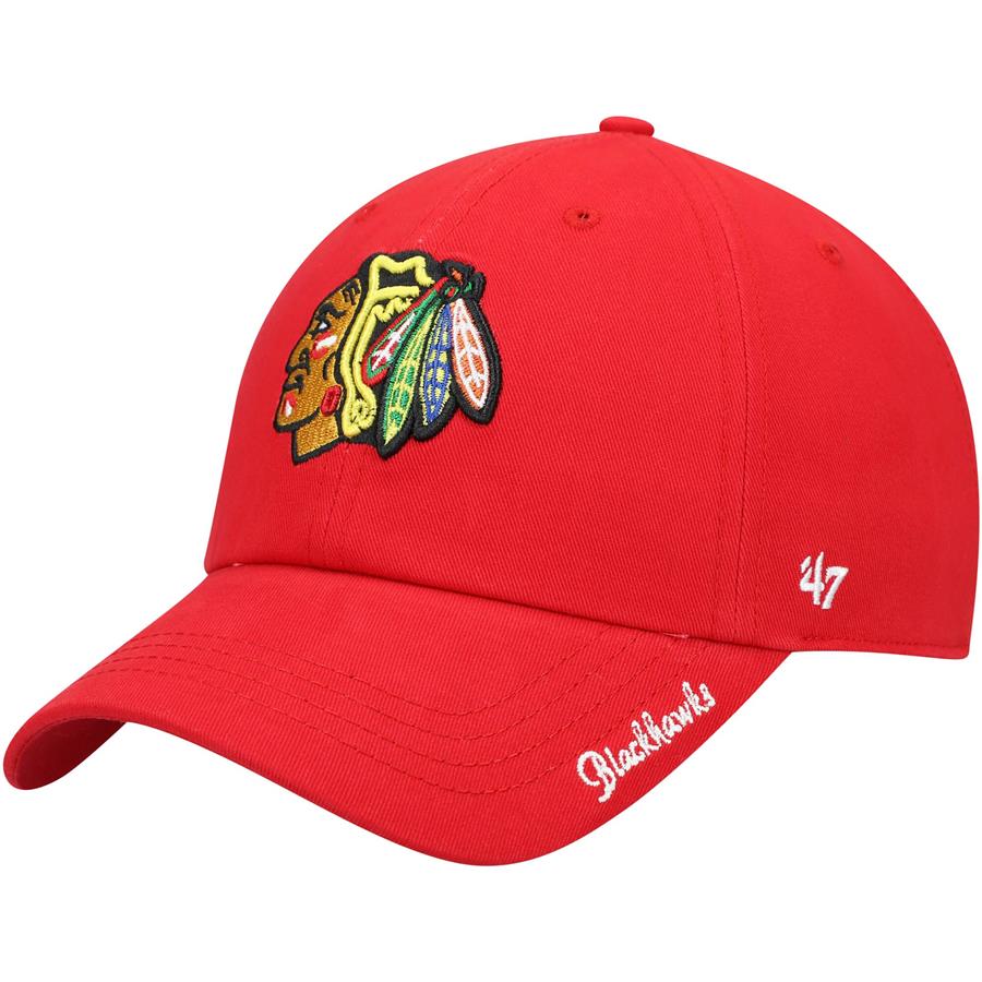 Chicago Blackhawks '47 Women's Team Miata Clean Up Adjustable Hat - Red