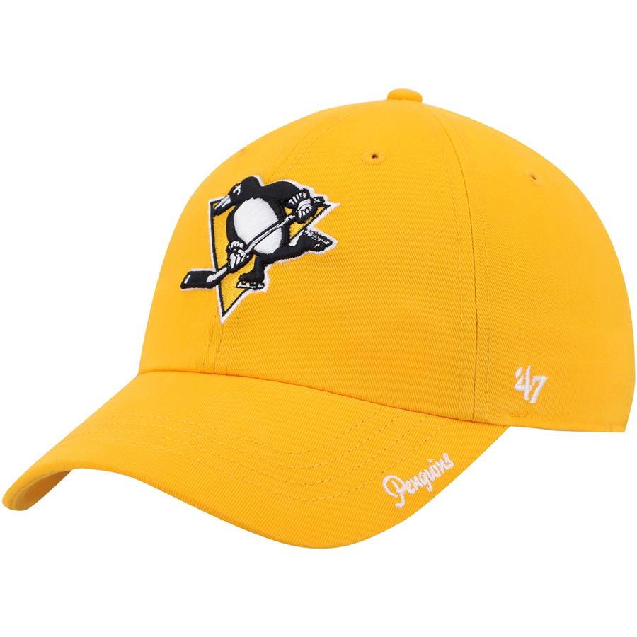 Pittsburgh Penguins '47 Women's Team Miata Clean Up Adjustable Hat - Gold