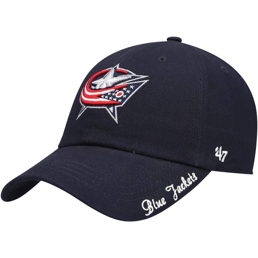 Columbus Blue Jackets '47 Women's Team Miata Clean Up Adjustable Hat - Navy