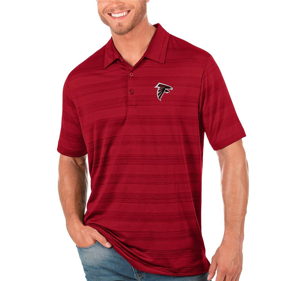 Atlanta Falcons Antigua Compass Polo - Red