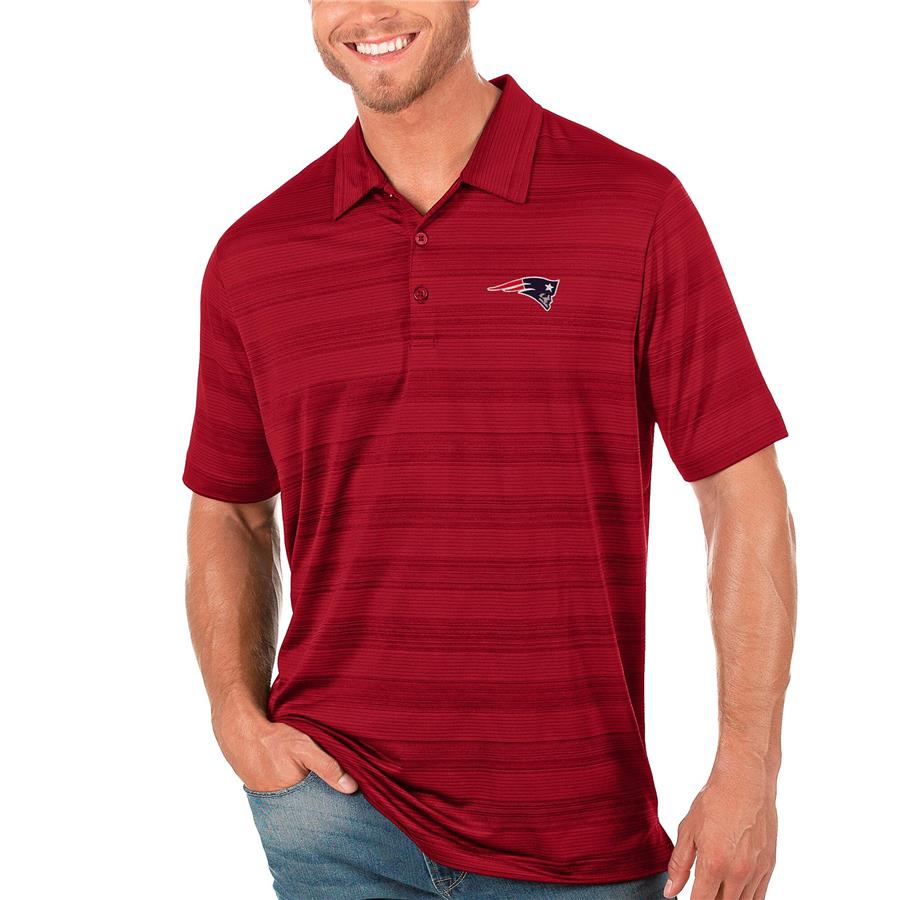 New England Patriots Antigua Compass Polo - Red