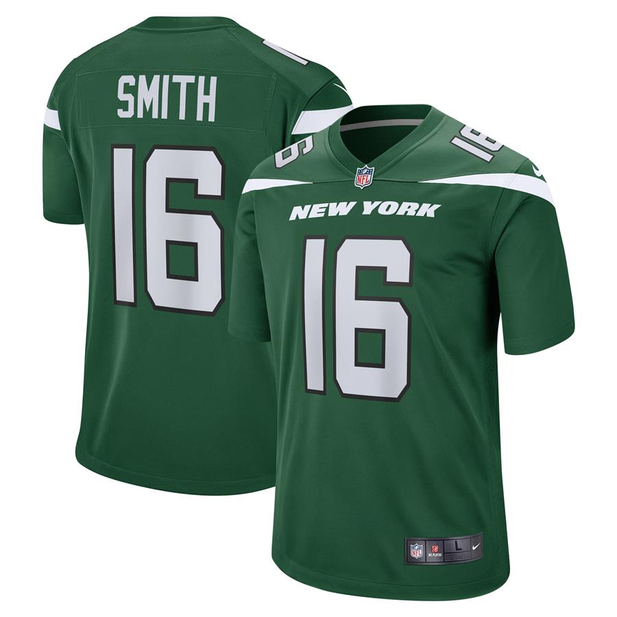 Jeff Smith New York Jets Nike Game Jersey - Gotham Green