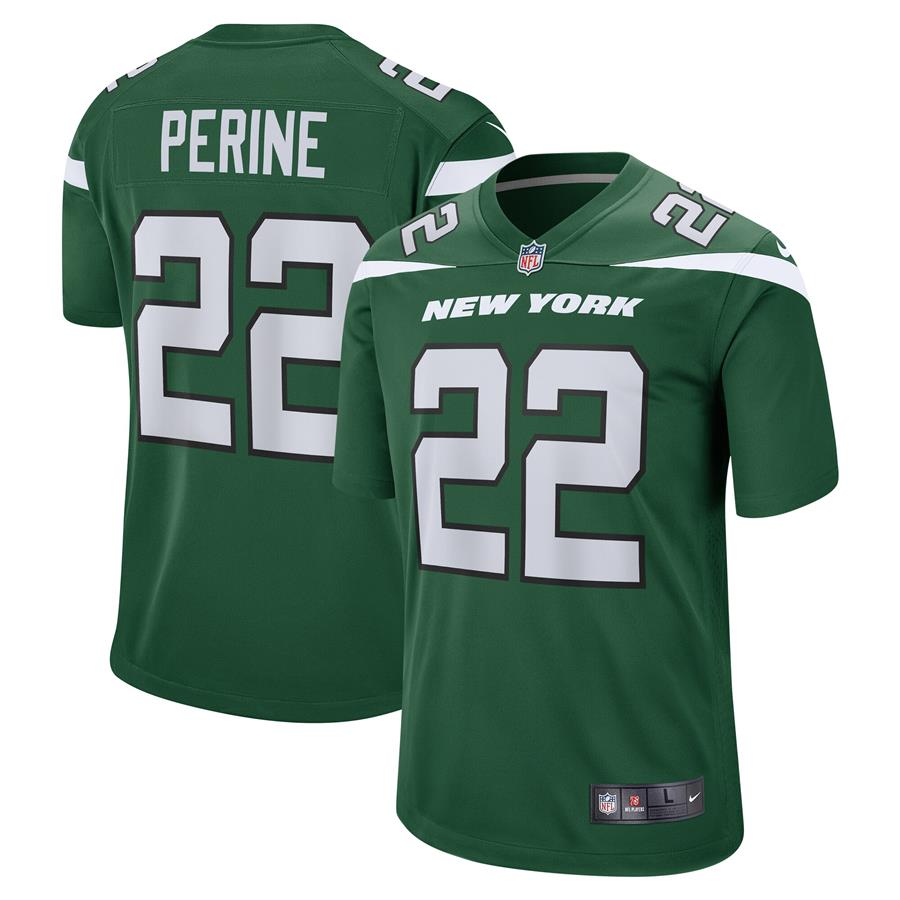 La'Mical Perine New York Jets Nike Game Jersey - Gotham Green