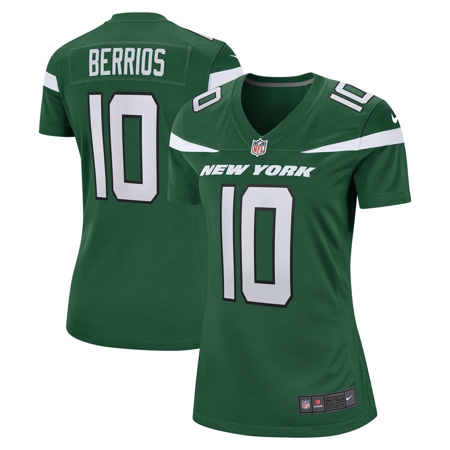 Braxton Berrios New York Jets Nike Women's Game Jersey - Gotham Green