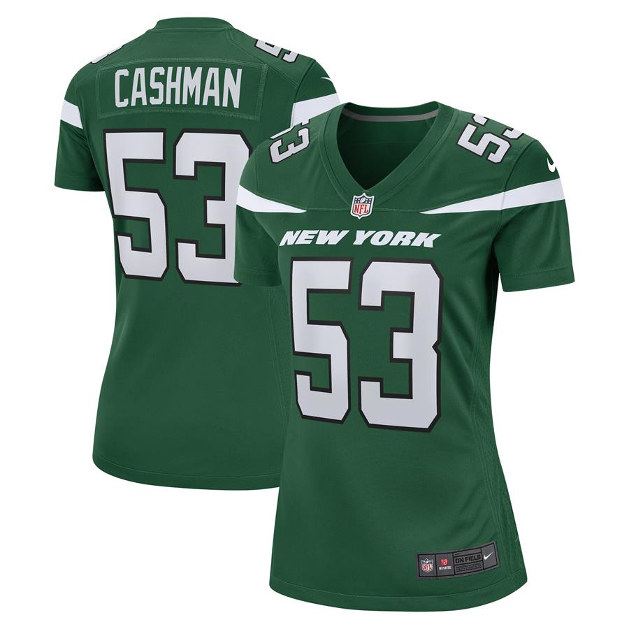 Blake Cashman New York Jets Nike Women's Game Jersey - Gotham Green