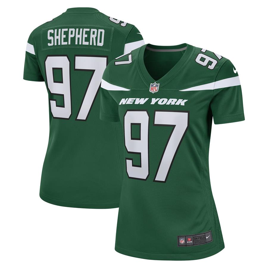 Nathan Shepherd New York Jets Nike Women's Game Jersey - Gotham Green