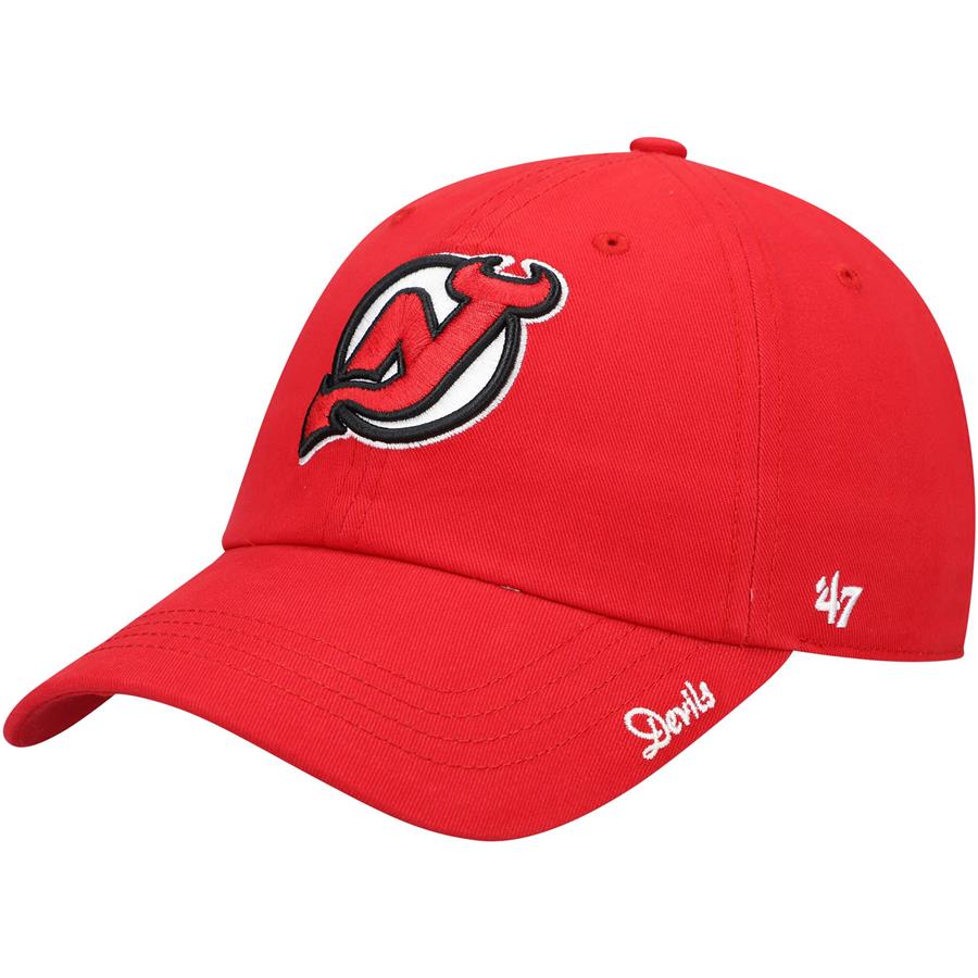 New Jersey Devils '47 Women's Team Miata Clean Up Adjustable Hat - Red