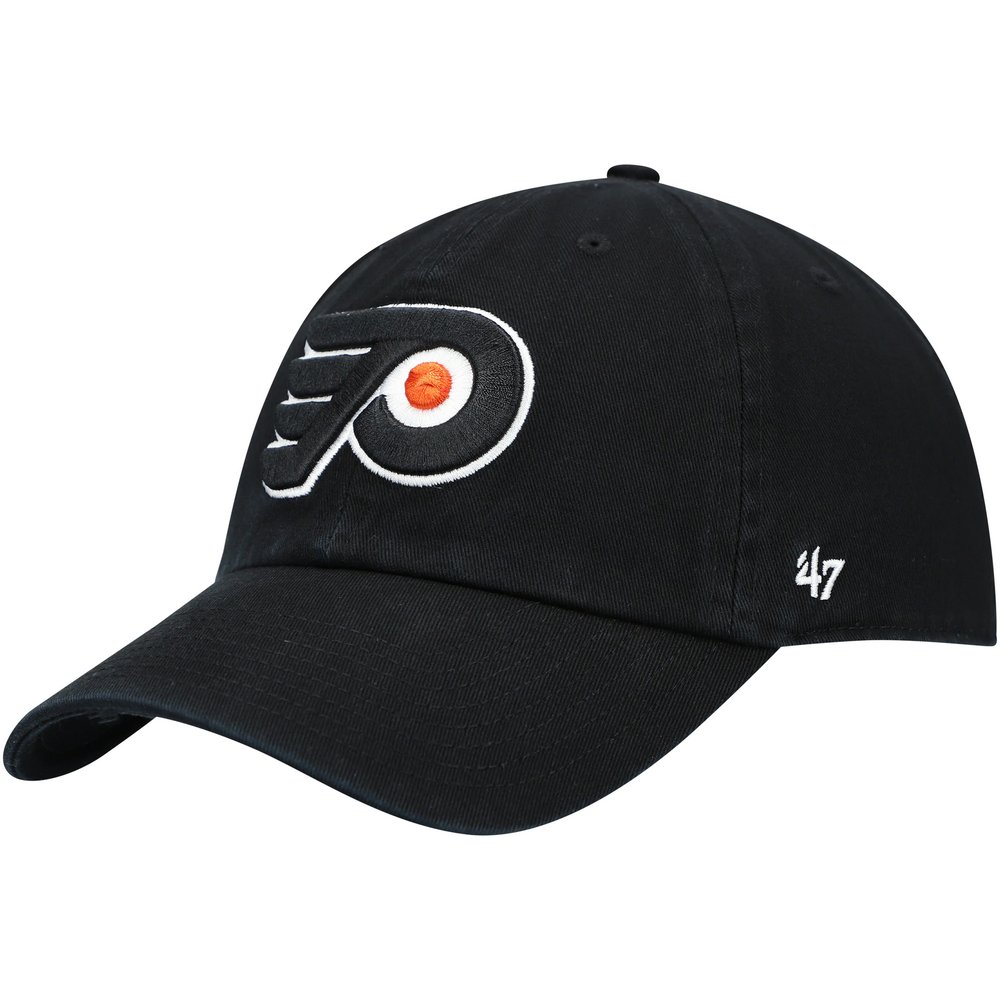 Philadelphia Flyers '47 Team Clean Up Adjustable Hat - Black