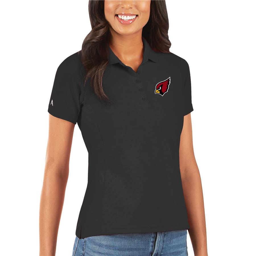 Arizona Cardinals Antigua Women's Legacy Pique Polo - Black