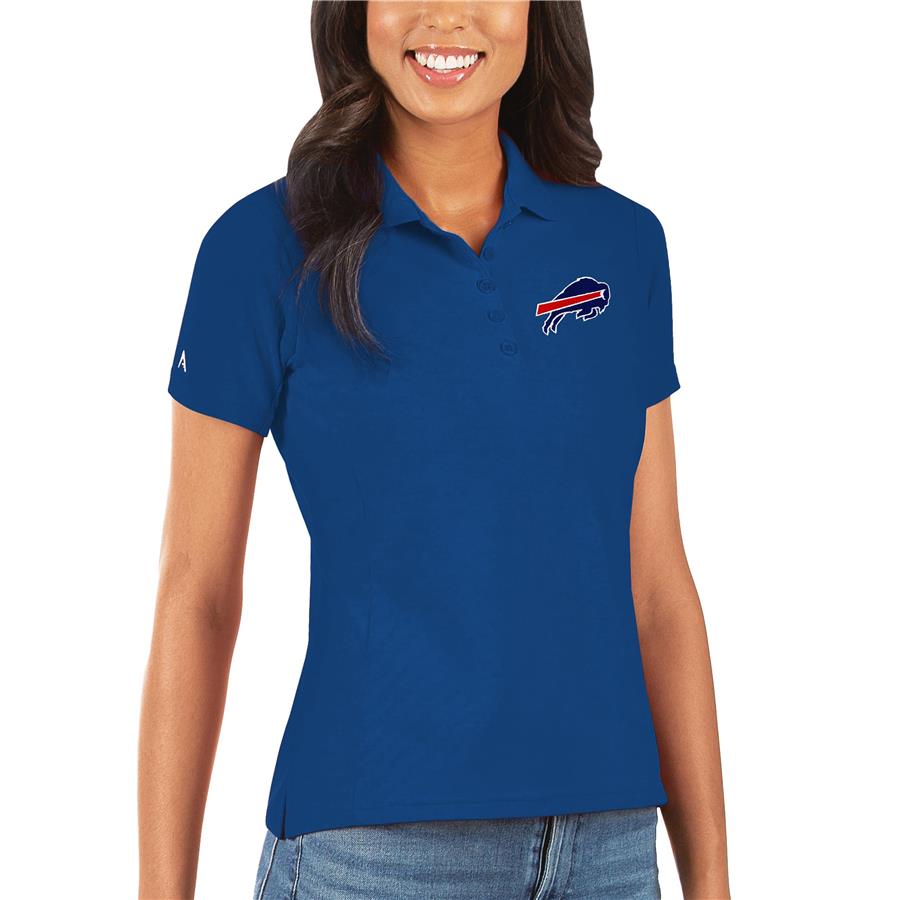 Buffalo Bills Antigua Women's Legacy Pique Polo - Royal