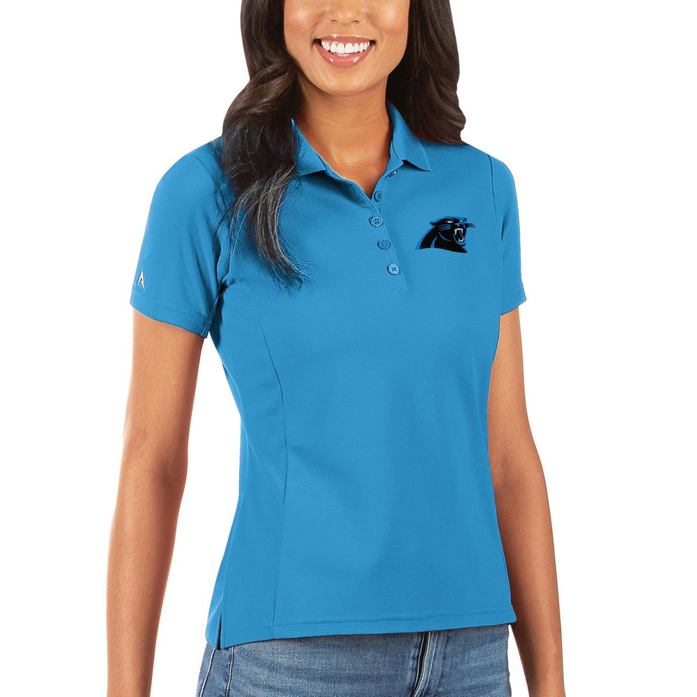 Carolina Panthers Antigua Women's Legacy Pique Polo - Blue