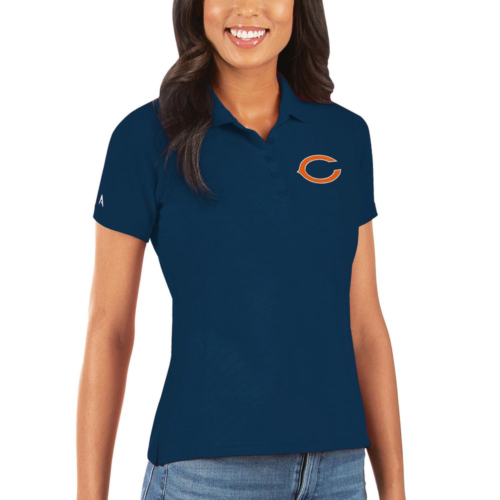 Chicago Bears Antigua Women's Legacy Pique Polo - Navy