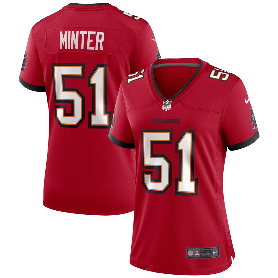 Kevin Minter Tampa Bay Buccaneers Nike Women's Game Jersey - Red