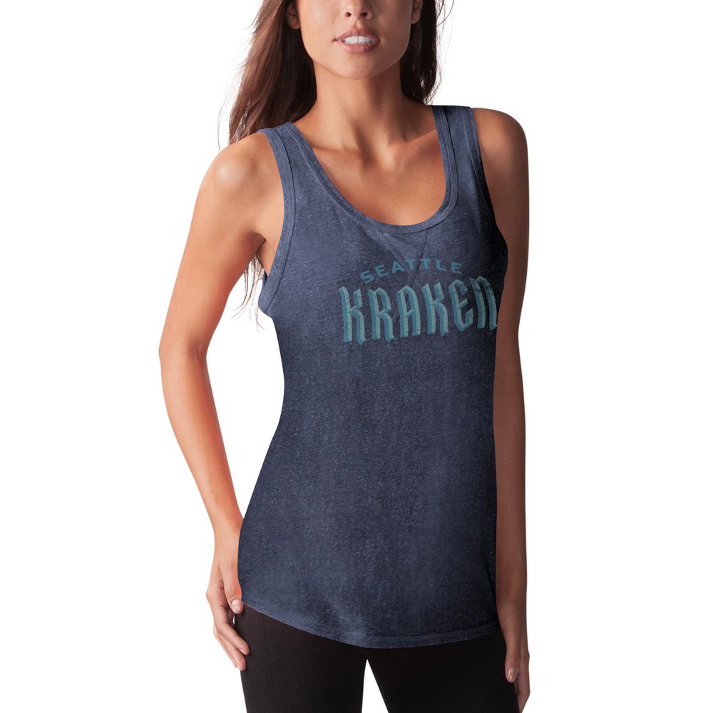 Seattle Kraken Touch by Alyssa Milano Women's Playoff Tank Top - Navy