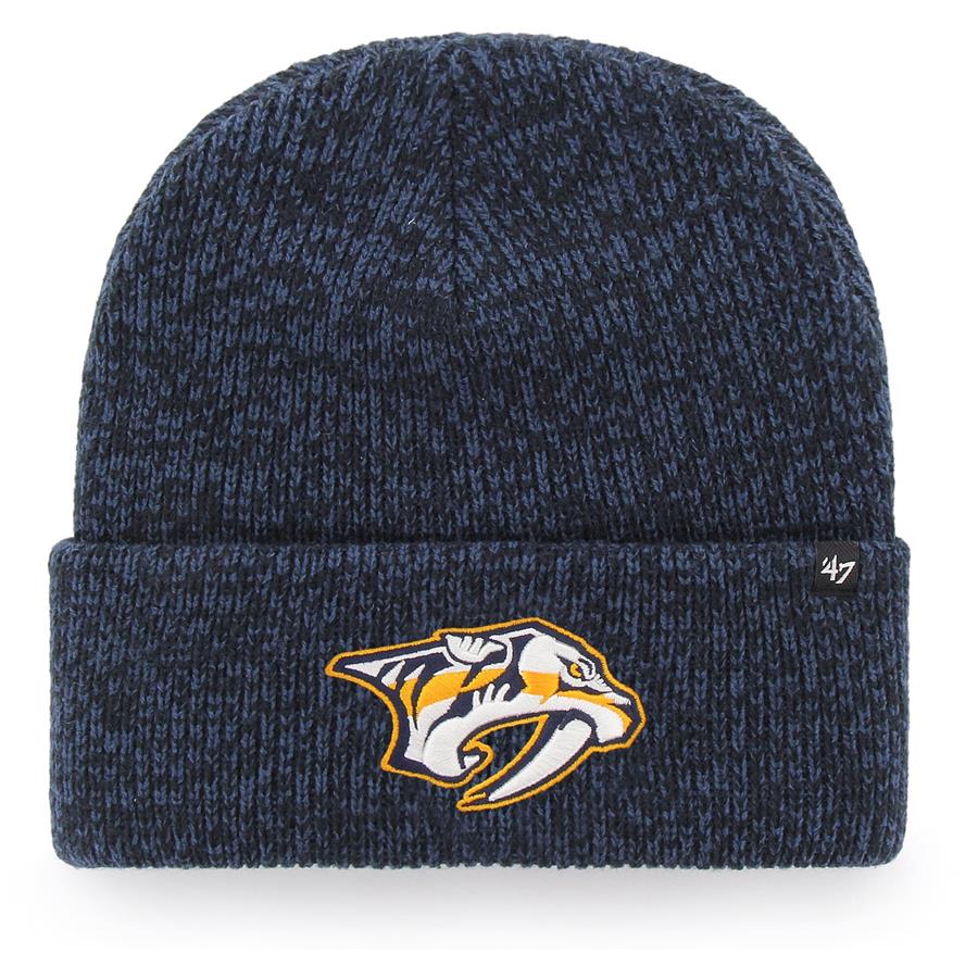 Nashville Predators '47 Brain Freeze Cuffed Knit Hat - Navy
