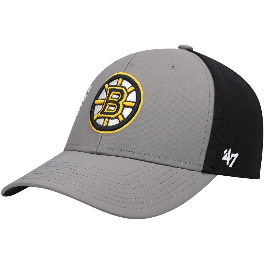 Boston Bruins '47 Wycliff Contender Flex Hat - Charcoal
