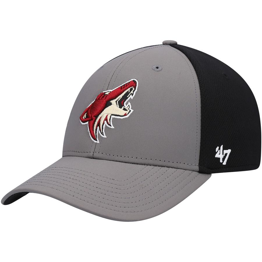Arizona Coyotes '47 Wycliff Contender Flex Hat - Charcoal