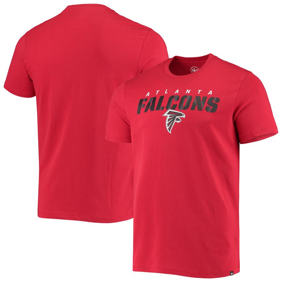 Atlanta Falcons '47 Traction Super Rival T-Shirt - Red