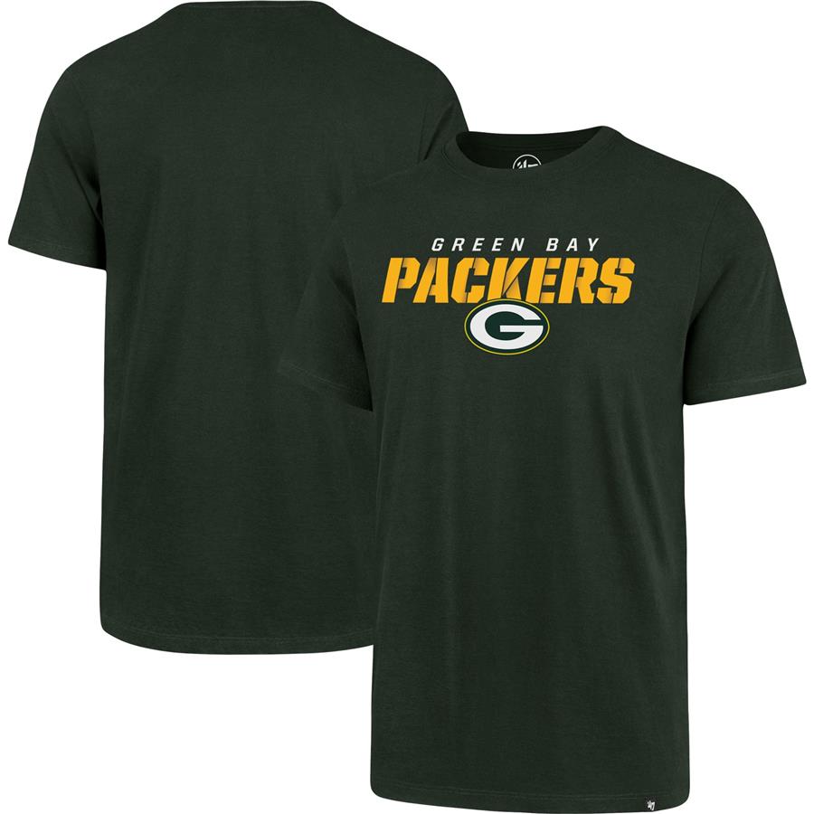 Green Bay Packers '47 Traction Super Rival T-Shirt - Green