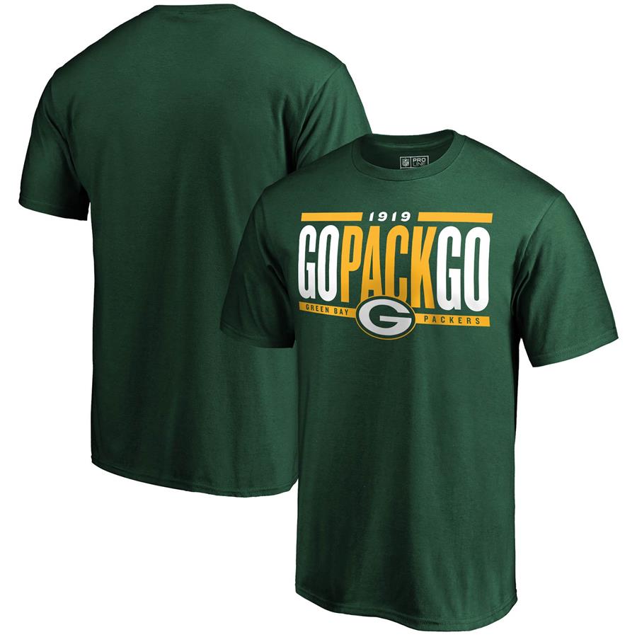 Green Bay Packers Fanatics Branded Hometown Pack Line T-Shirt - Green