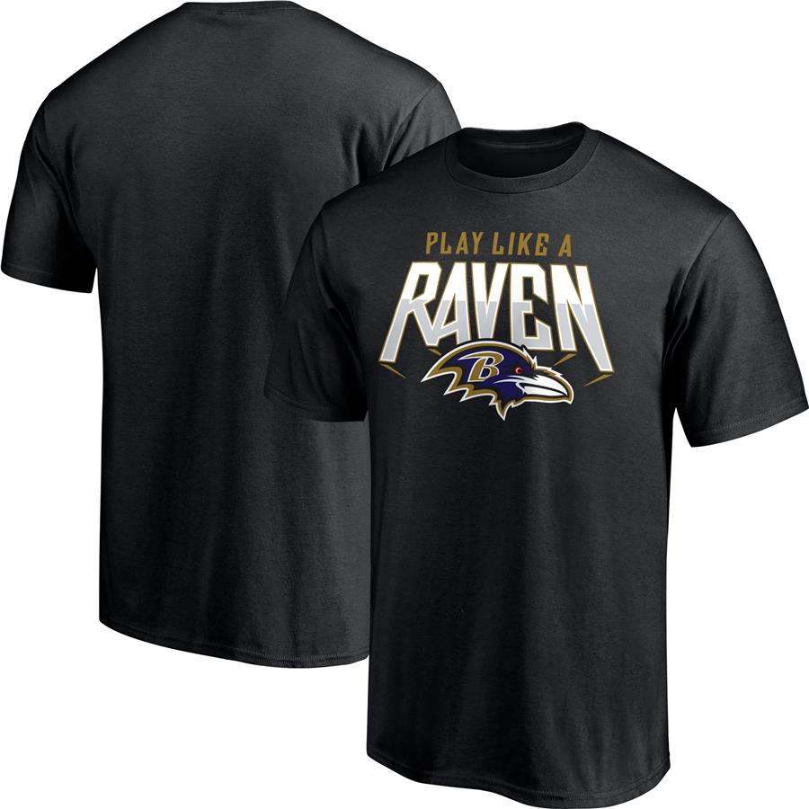 Baltimore Ravens Fanatics Branded Hometown Play Like A Raven T-Shirt - Black