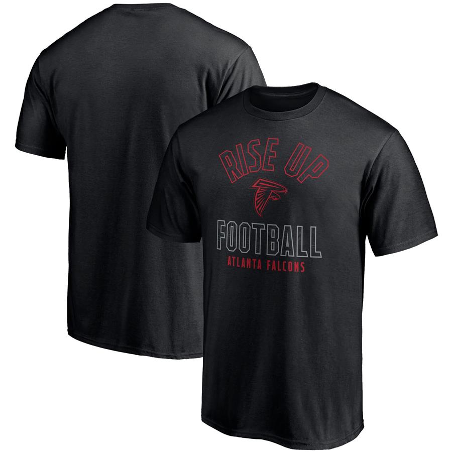 Atlanta Falcons Fanatics Branded Hometown Rise Up T-Shirt - Black