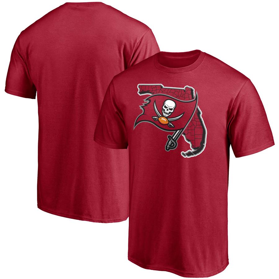 Tampa Bay Buccaneers Fanatics Branded Sunshine State Hometown T-Shirt - Red