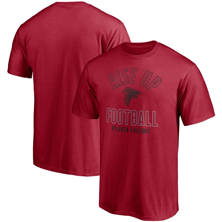 Atlanta Falcons Fanatics Branded Hometown Rise Up T-Shirt - Red