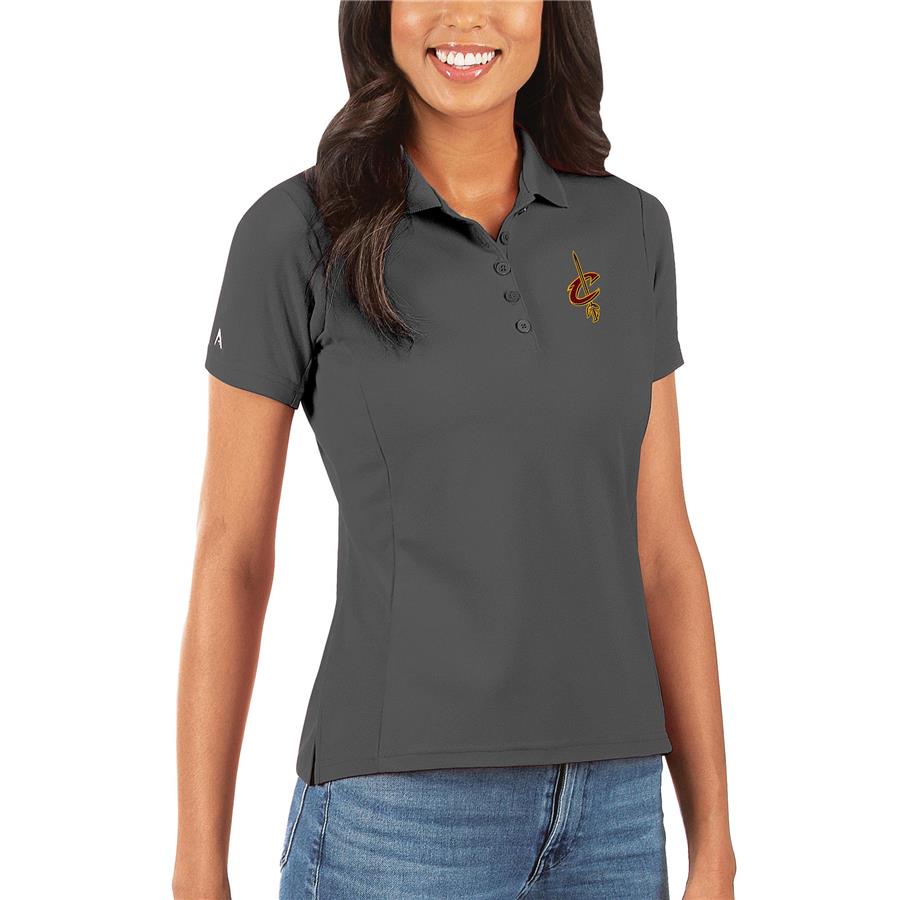 Cleveland Cavaliers Antigua Women's Legacy Pique Polo - Gray