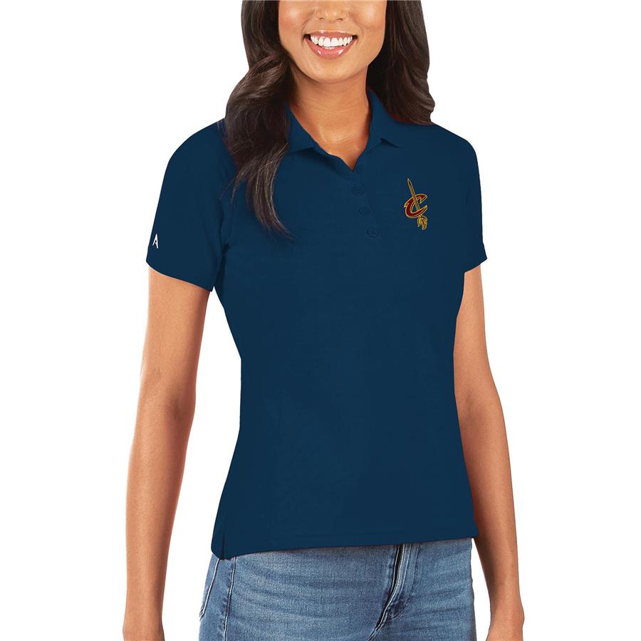 Cleveland Cavaliers Antigua Women's Legacy Pique Polo - Navy