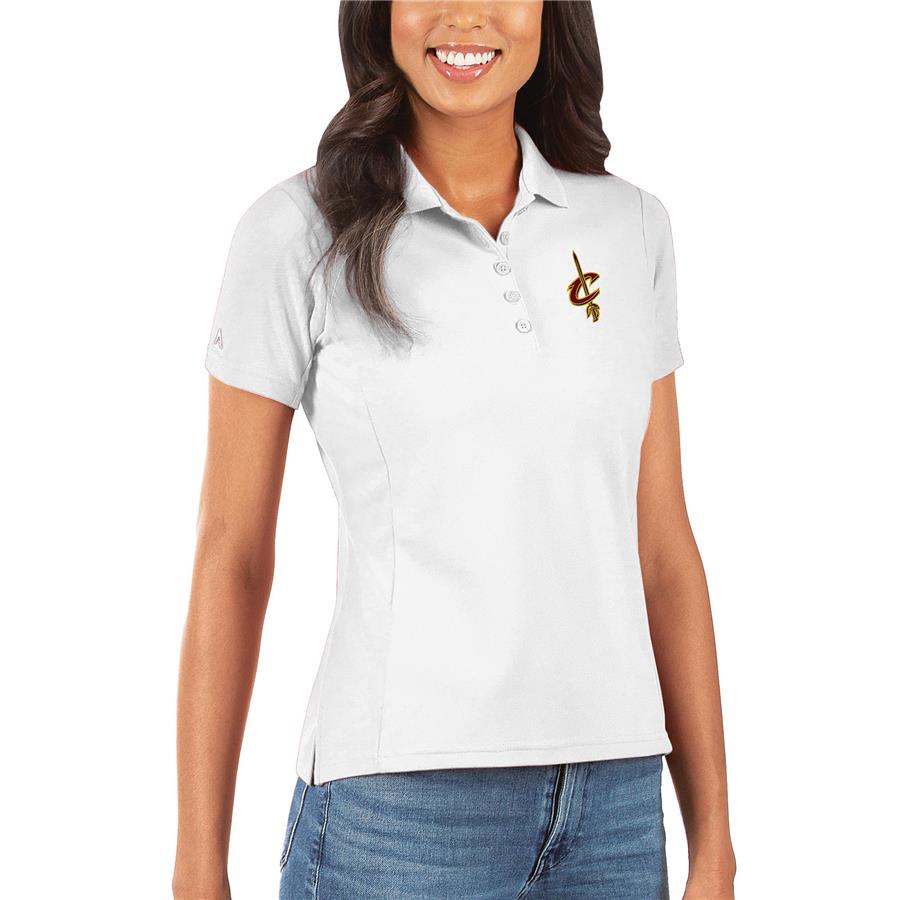 Cleveland Cavaliers Antigua Women's Legacy Pique Polo - White