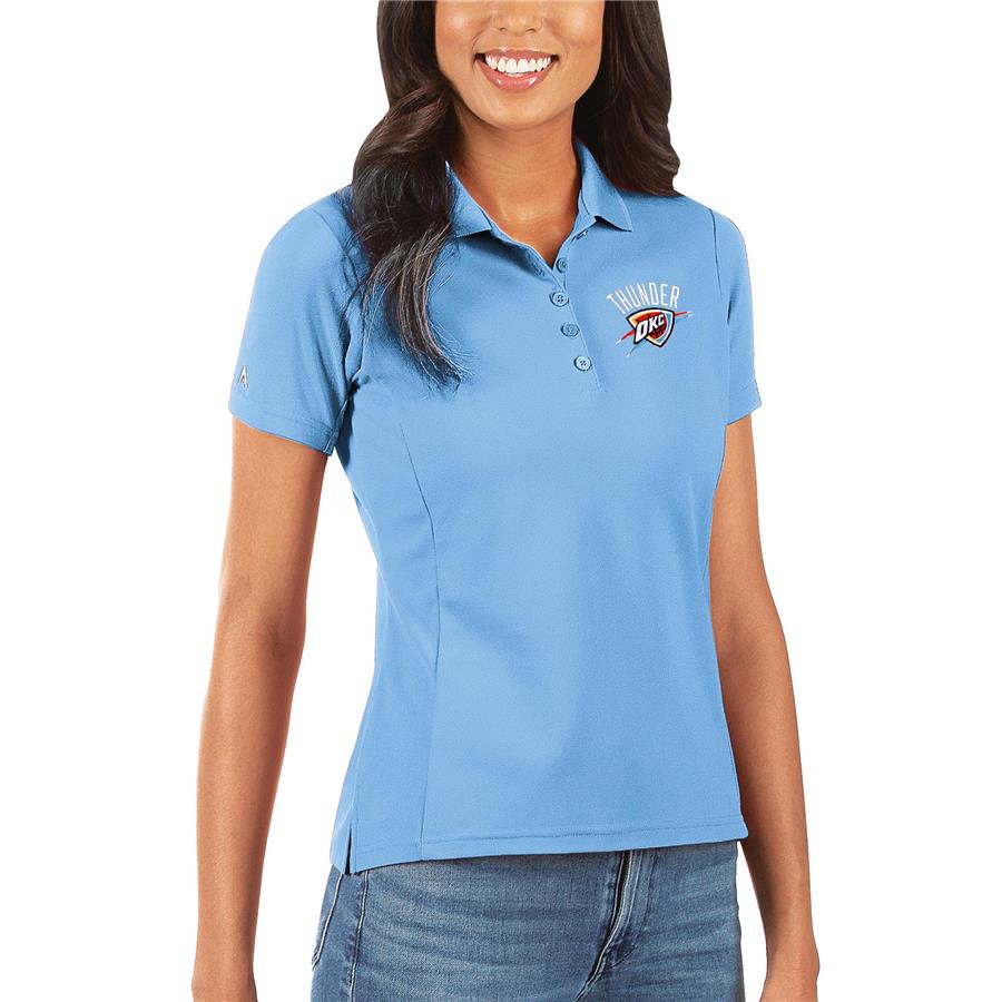 Oklahoma City Thunder Antigua Women's Legacy Pique Polo - Blue