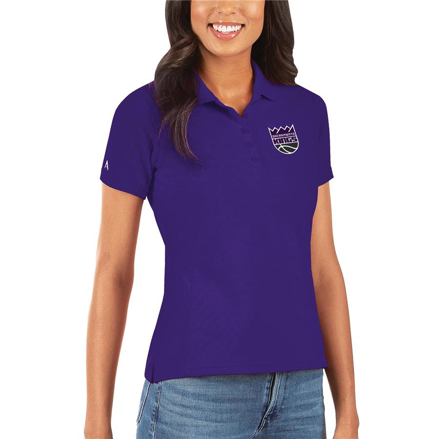 Sacramento Kings Antigua Women's Legacy Pique Polo - Purple