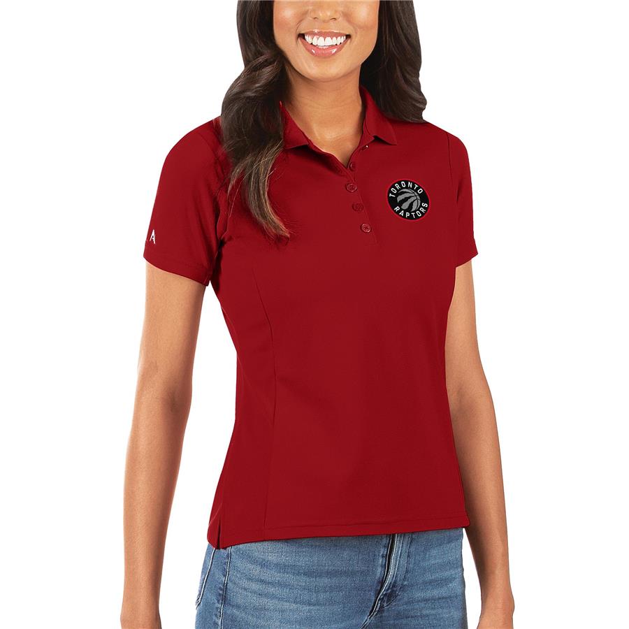 Toronto Raptors Antigua Women's Legacy Pique Polo - Red