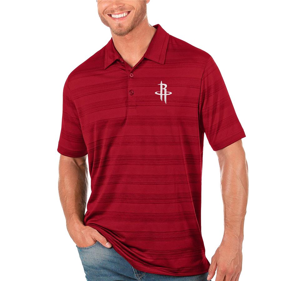 Houston Rockets Antigua Compass Polo - Red