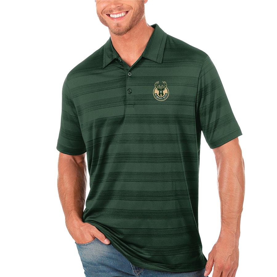 Milwaukee Bucks Antigua Compass Polo - Green