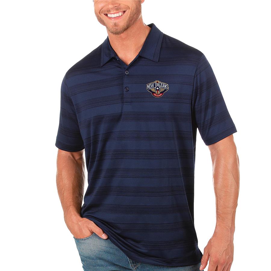 New Orleans Pelicans Antigua Compass Polo - Navy