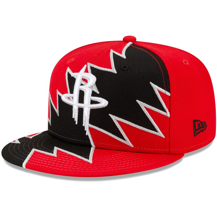 Houston Rockets New Era Tear 9FIFTY Snapback Hat - Red