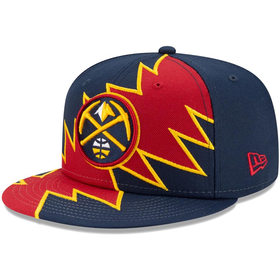 Denver Nuggets New Era Tear 9FIFTY Snapback Hat - Navy