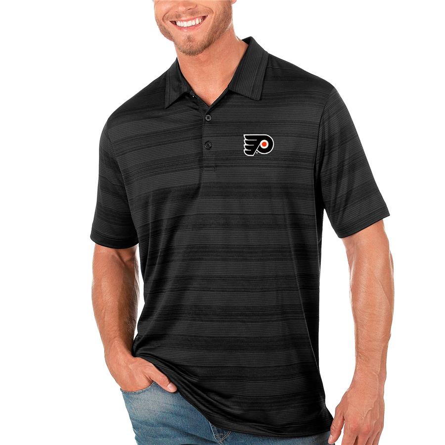 Philadelphia Flyers Antigua Compass Polo - Black