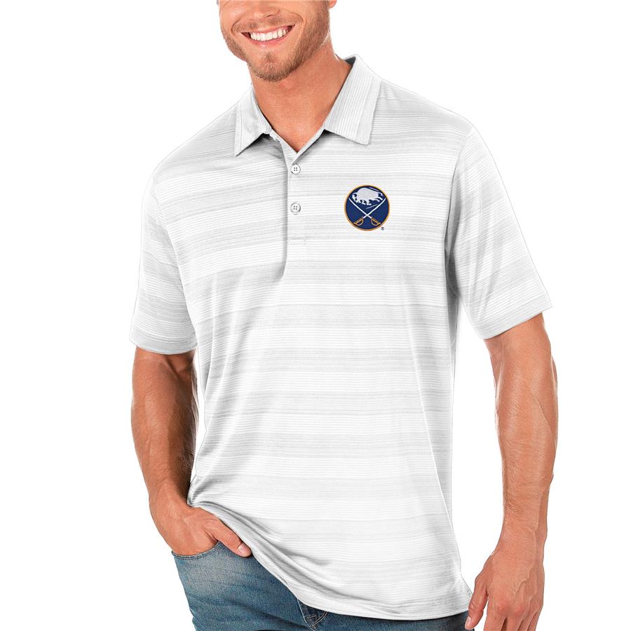 Buffalo Sabres Antigua Compass Polo - White
